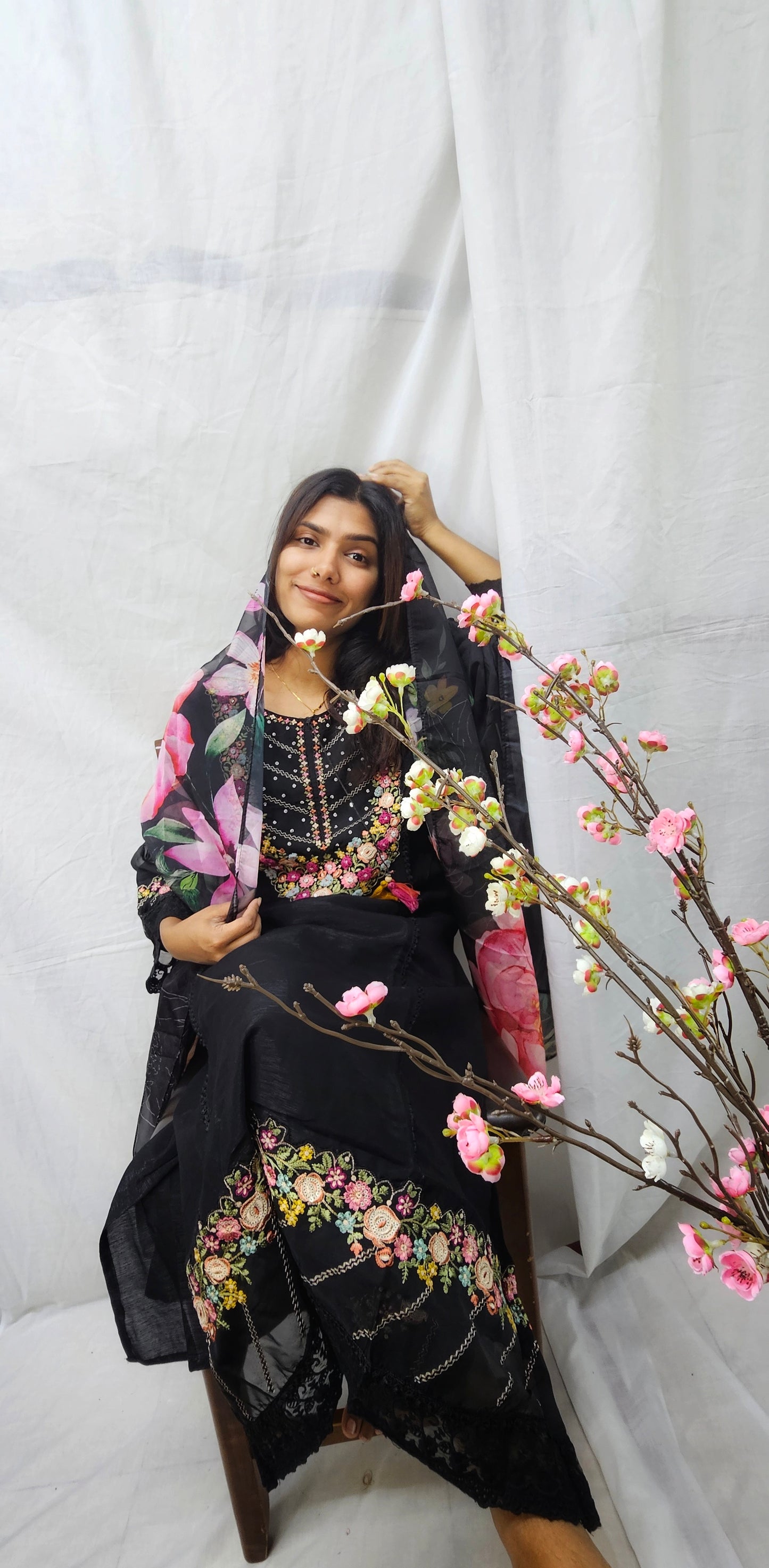 Premium Designer Cotton Silk Salwar Suit Set