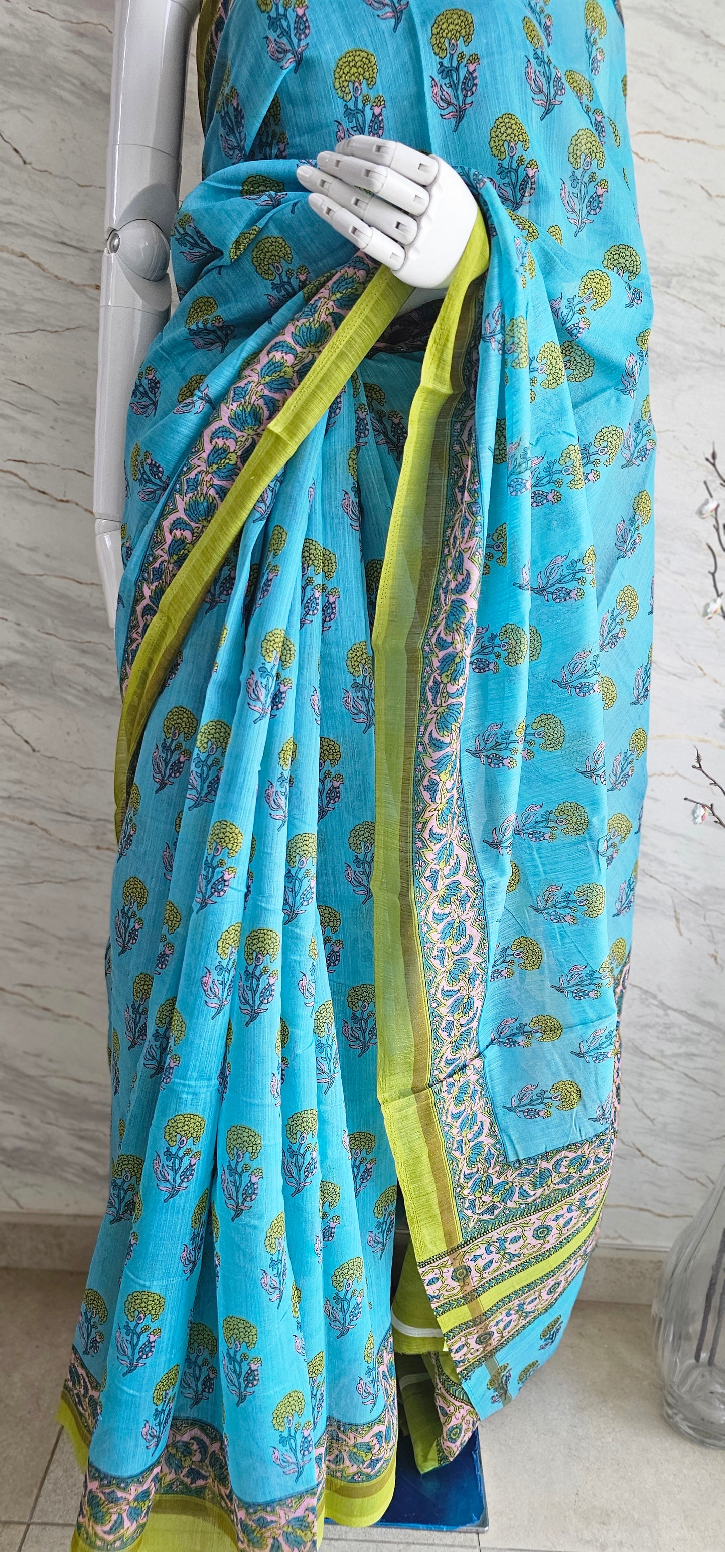 Semi spun cotton sarees perfect for daily wear