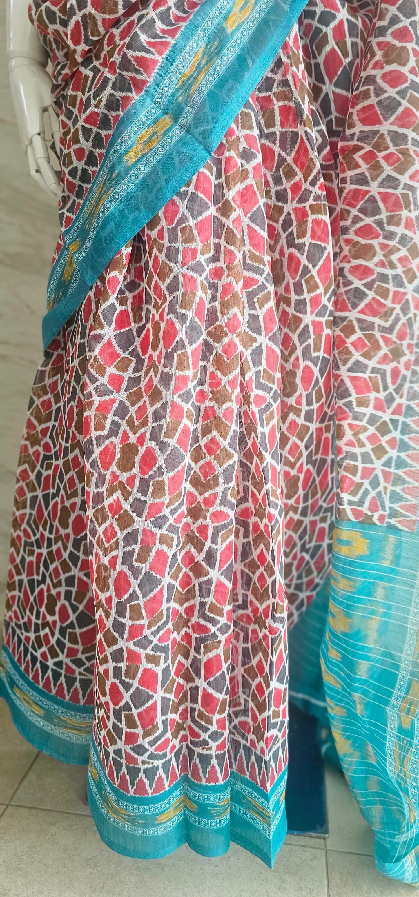 Semi spun cotton sarees perfect for daily wear
