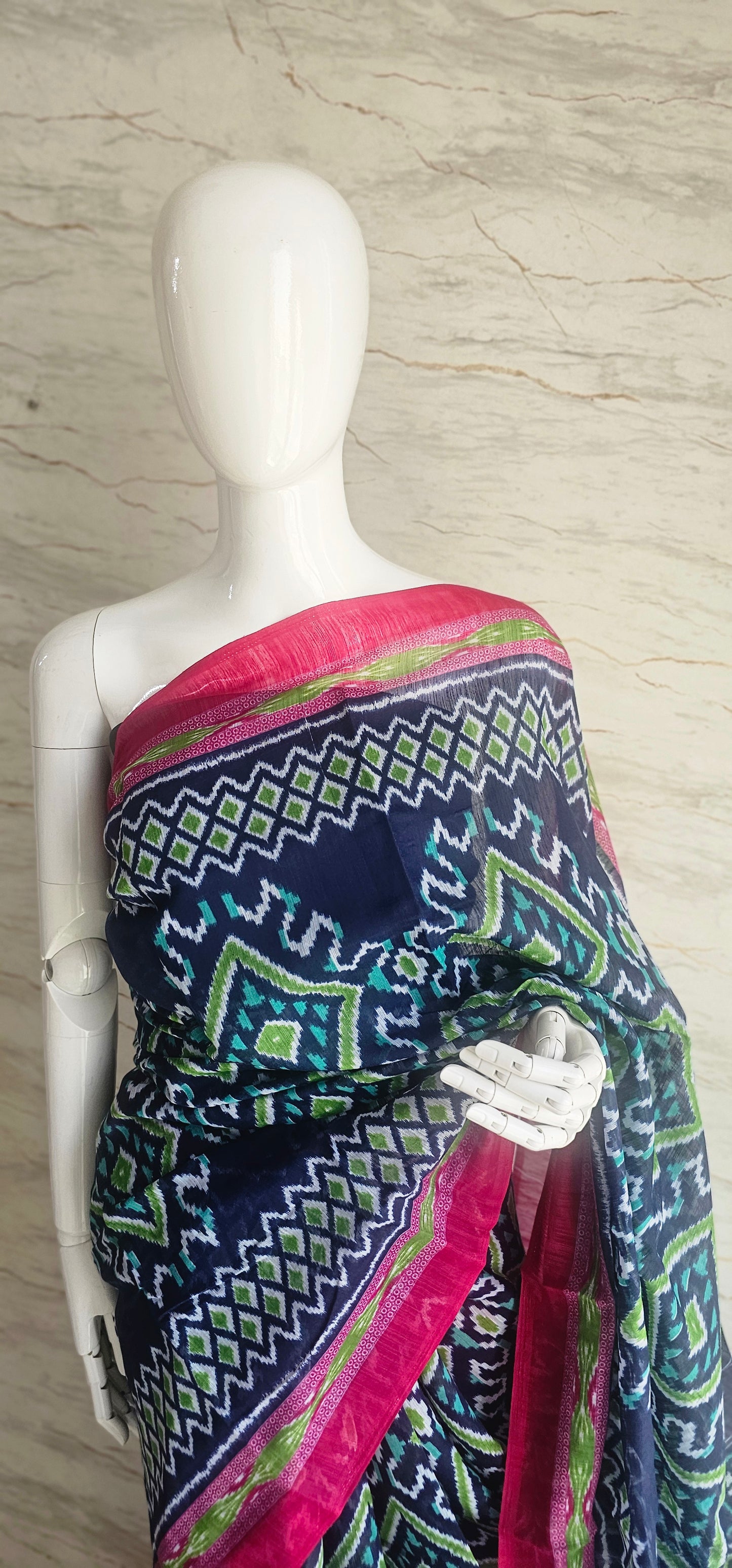 Semi spun cotton sarees perfect for daily wear.