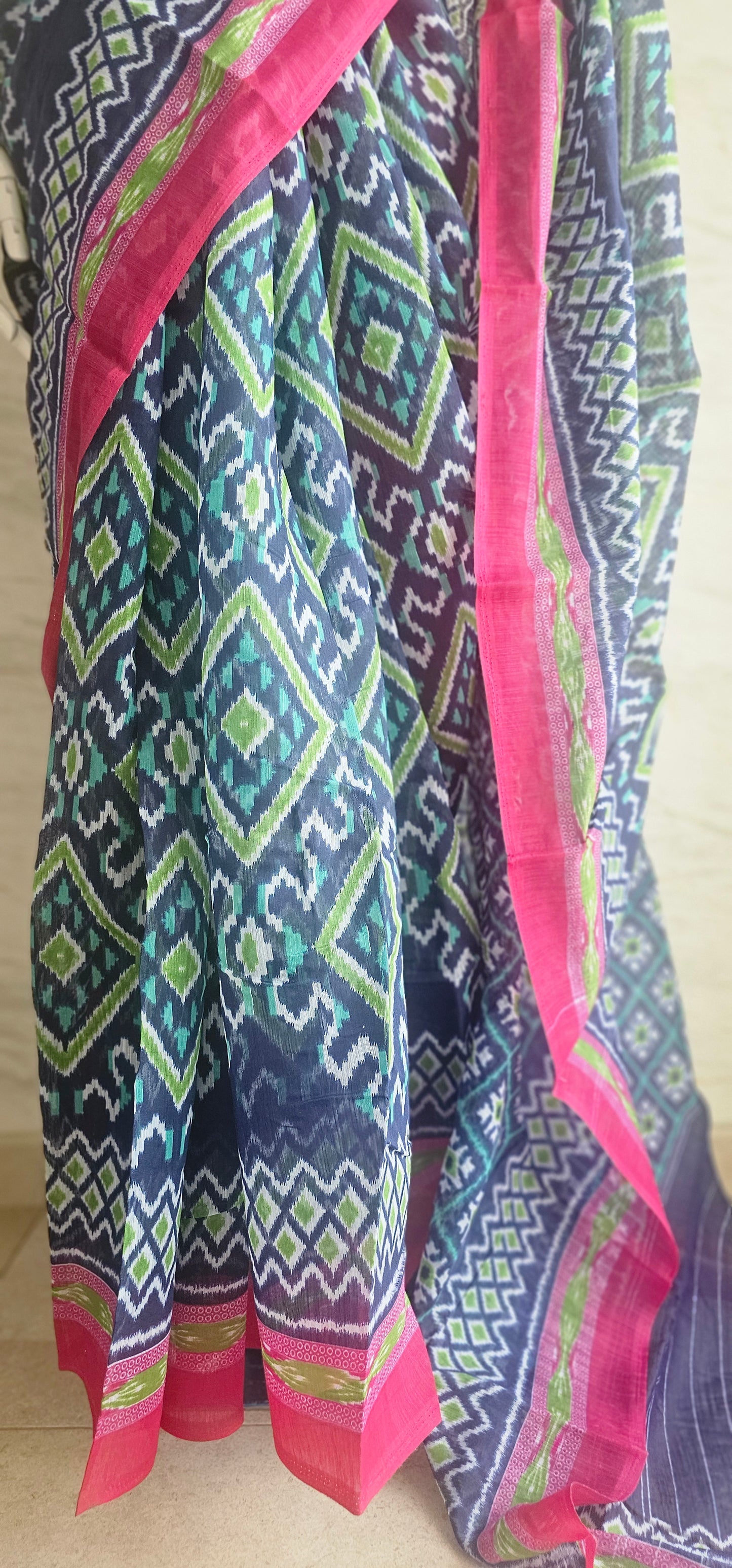 Semi spun cotton sarees perfect for daily wear.