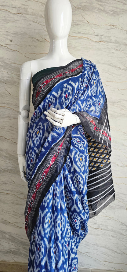 Semi spun cotton sarees perfect for daily wear.