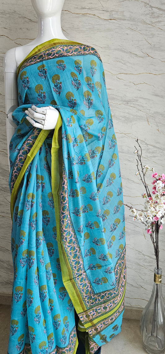 Semi spun cotton sarees perfect for daily wear