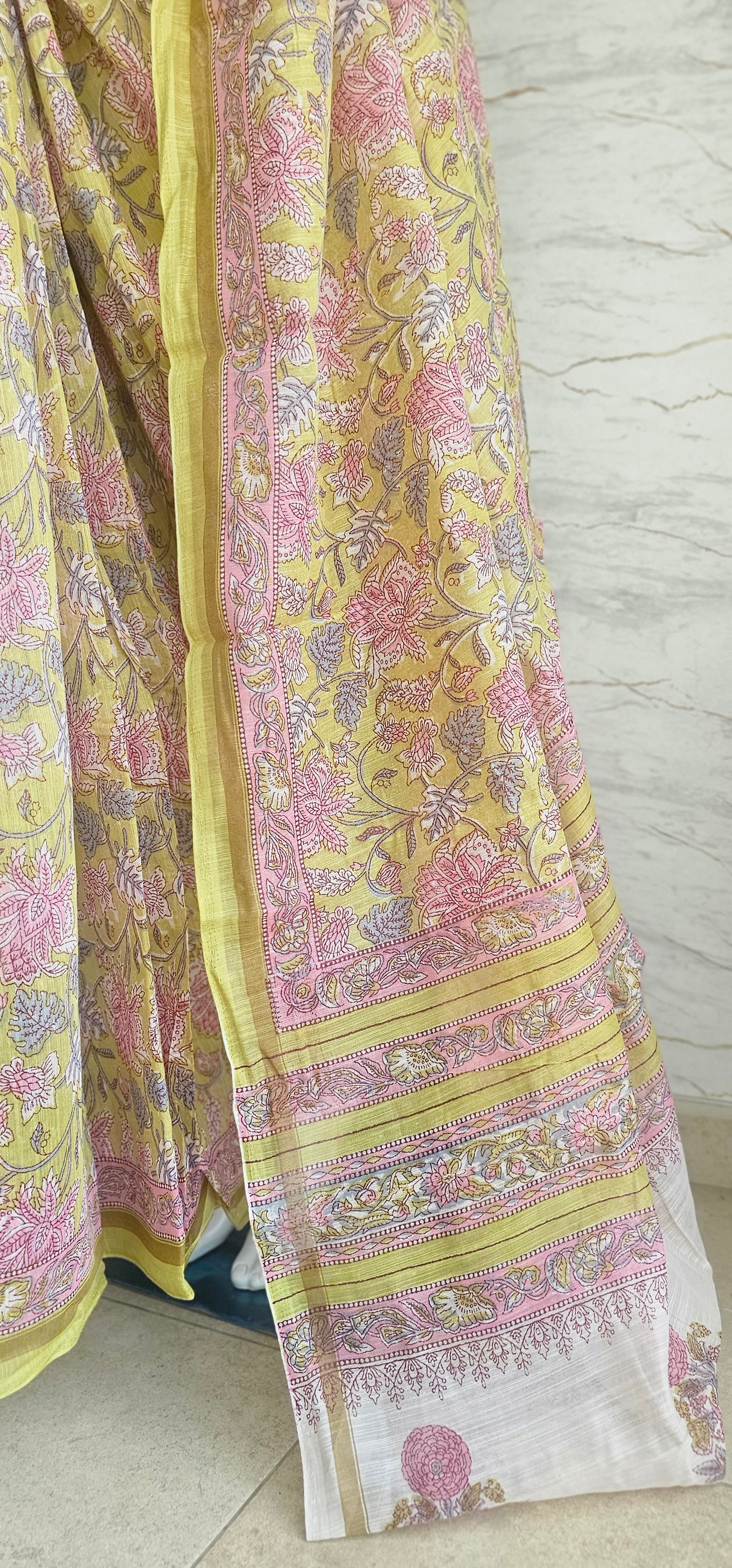 Semi spun cotton sarees perfect for daily wear.