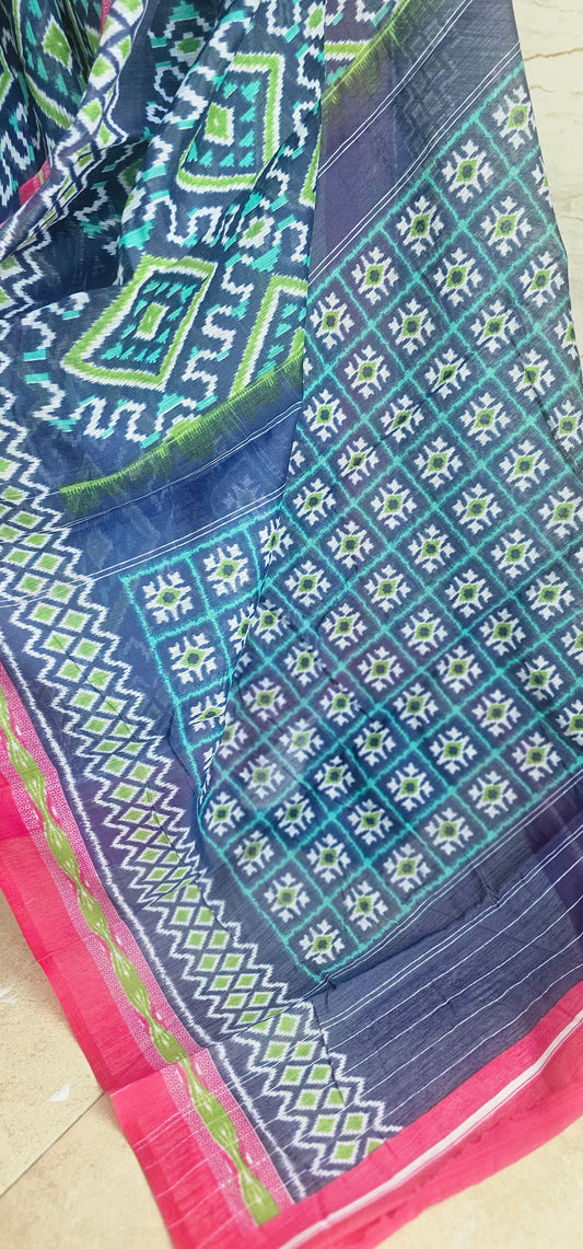 Semi spun cotton sarees perfect for daily wear.